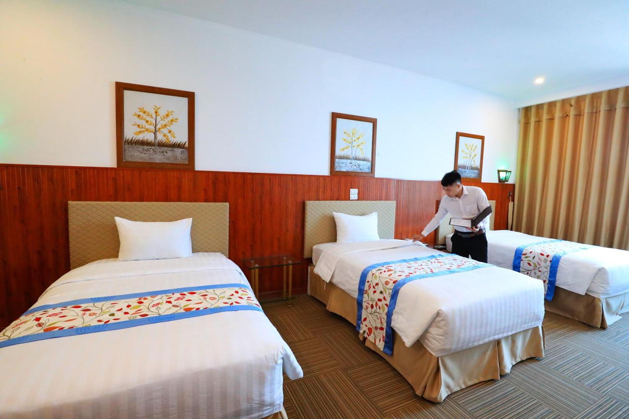 Binh An Nhien Hotel Duong Thanh Exterior photo
